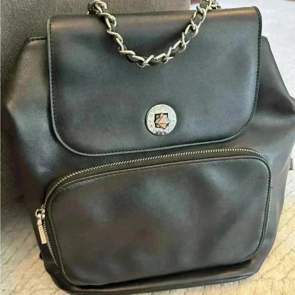 Bcbgeneration Black Backpack Purse - image 7